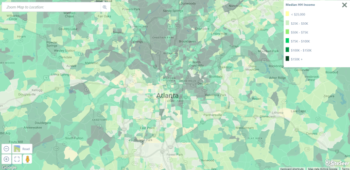 Shaded map theme