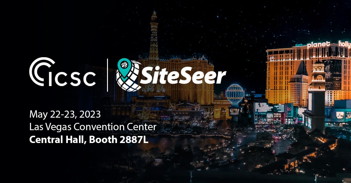 Save the Date SiteSeer at ICSC Las Vegas 2023