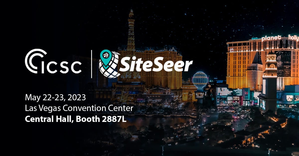 SiteSeer will be at ICSC 2023!