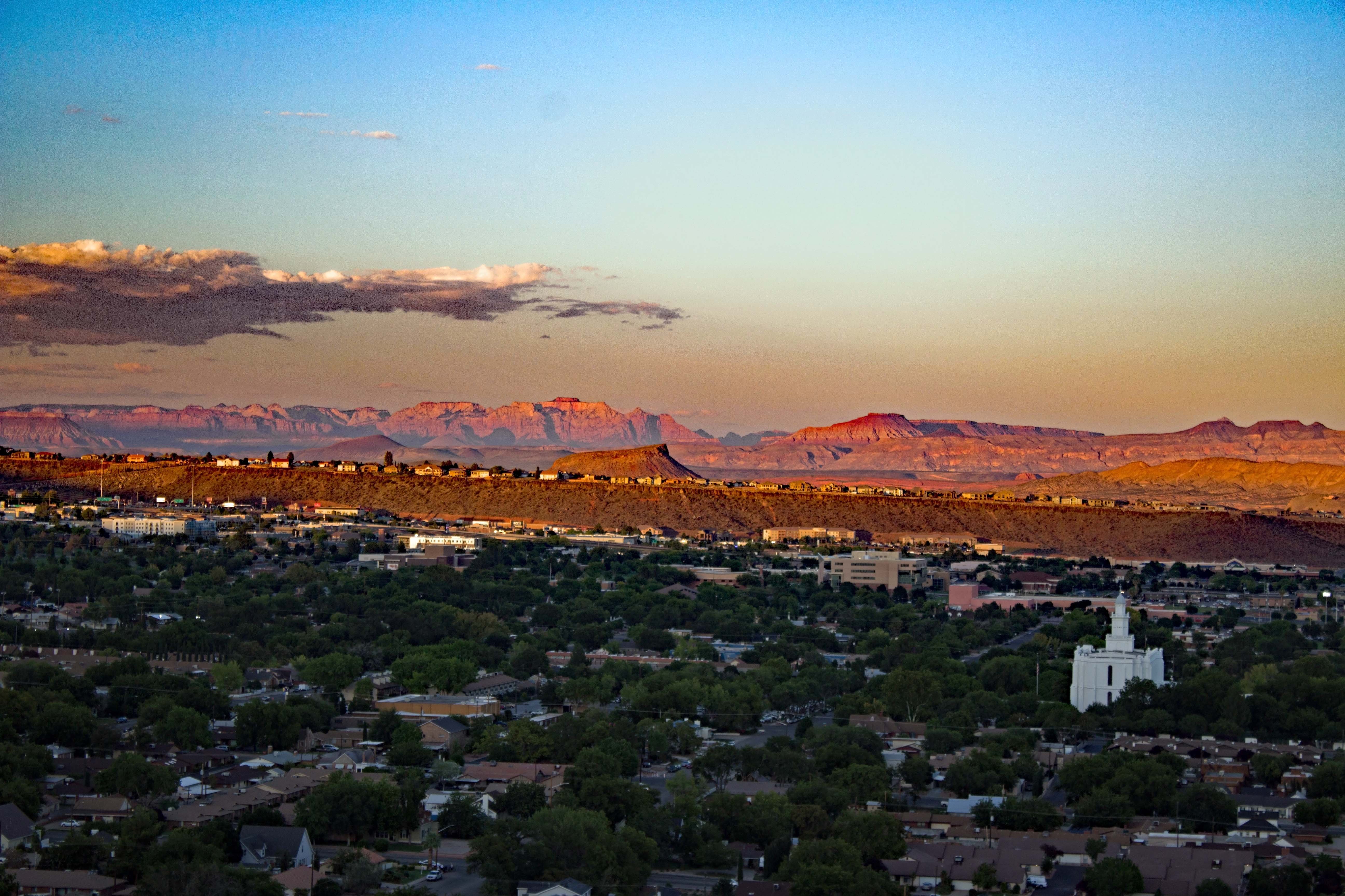 St. George, UT, topped the list of fastest growing metro areas 2018-2020